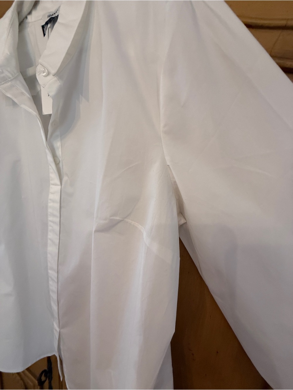 White Pull Over Shirt - Classic Tailored Fit - Picture 7 of 10